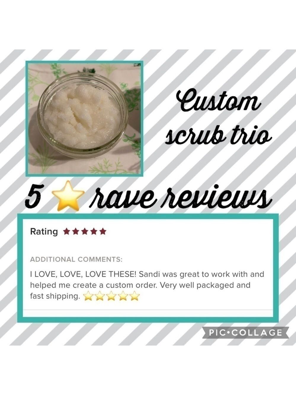 Hand Crafted Spiced Chai Sugar Scrub Large - Picture 9 of 11